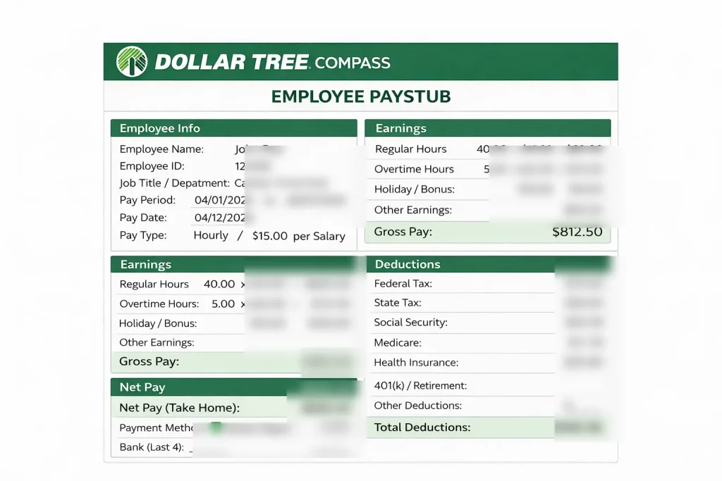 Dollar Tree Compass Login Portal: Schedules, Paystubs, and W 2 Access 5 Dollar Tree Compass Paystubs
